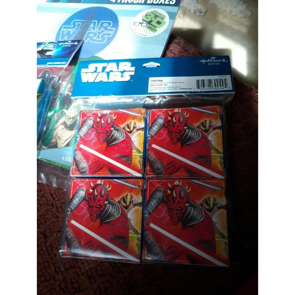 star wars Party Favors (Stickers) Boxes